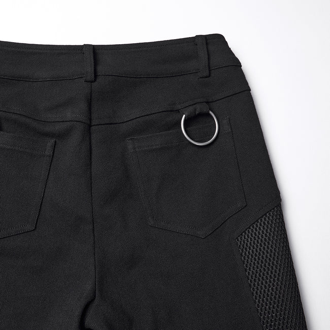 Punk Detachable Leg Pockets Leggings