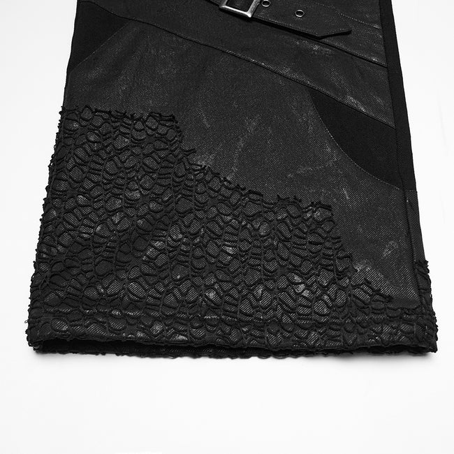 Punk street rock straight pants