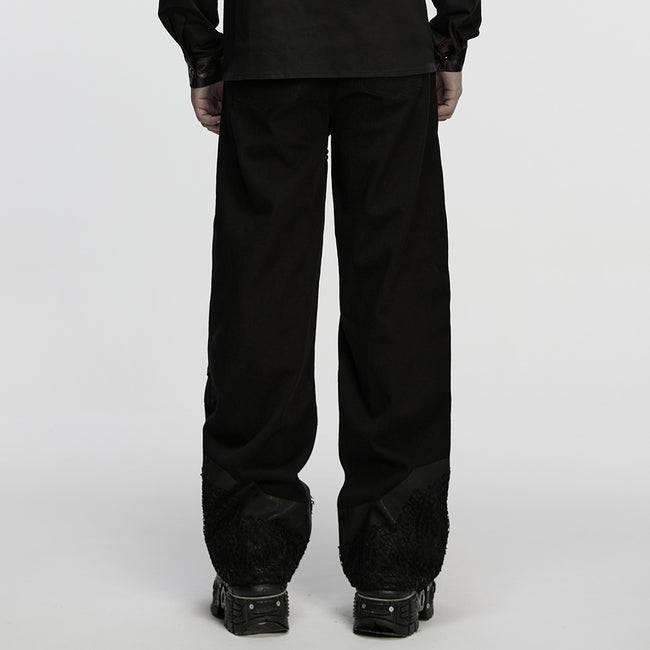 Punk street rock straight pants