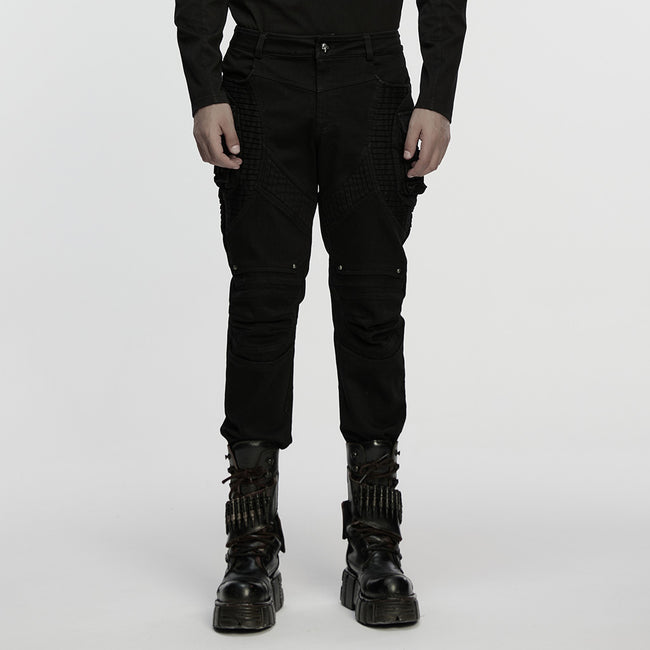 Punk techwear denim pants