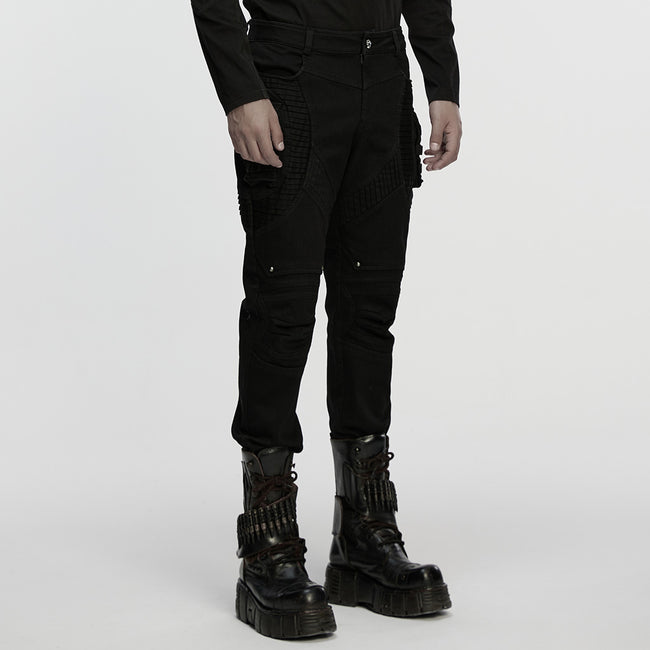 Punk techwear denim pants