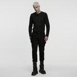 Punk techwear denim pants