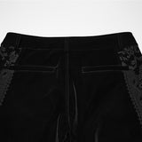 Gothic velveteen and vintage pants