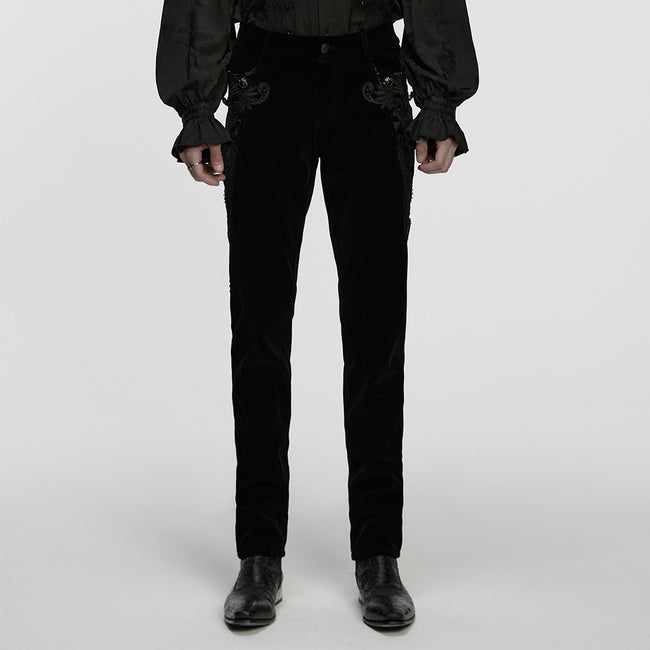 Gothic velveteen and vintage pants
