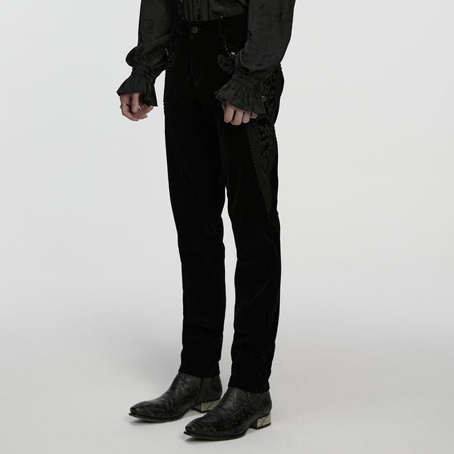 Gothic velveteen and vintage pants