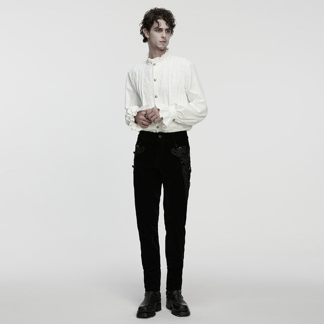 Gothic velveteen and vintage pants