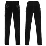 Gothic velveteen and vintage pants