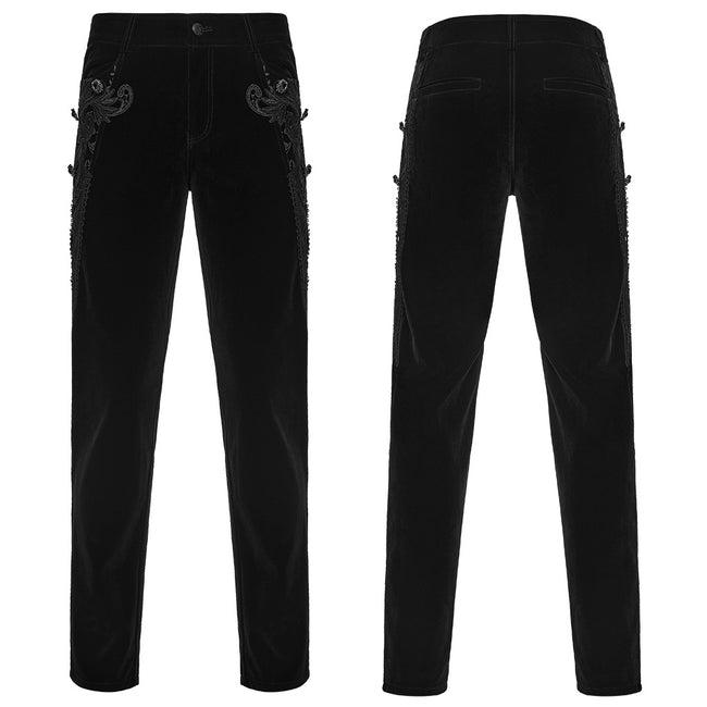 Gothic velveteen and vintage pants