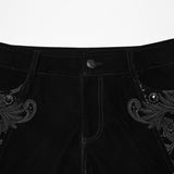 Gothic velveteen and vintage pants