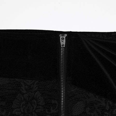 Gothic Retro Jacquard Embroidered Pants