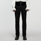 Gothic Retro Jacquard Embroidered Pants