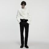Gothic Retro Jacquard Embroidered Pants