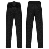 Gothic Retro Jacquard Embroidered Pants