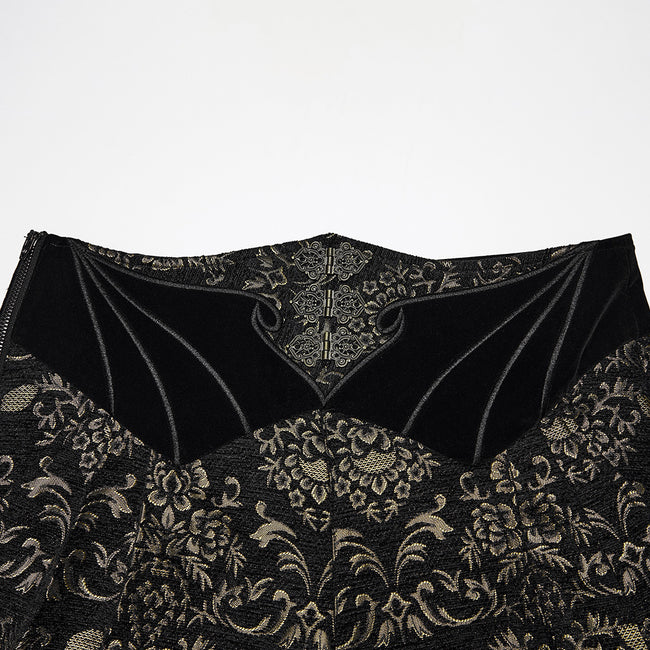 Gothic Retro Jacquard Embroidered Pants