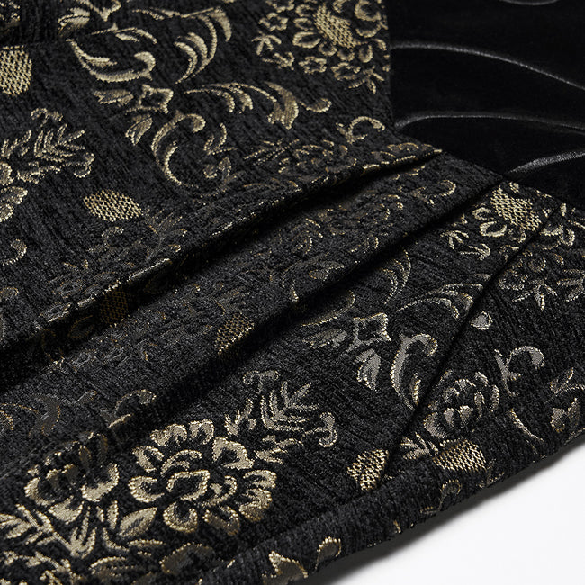 Gothic Retro Jacquard Embroidered Pants