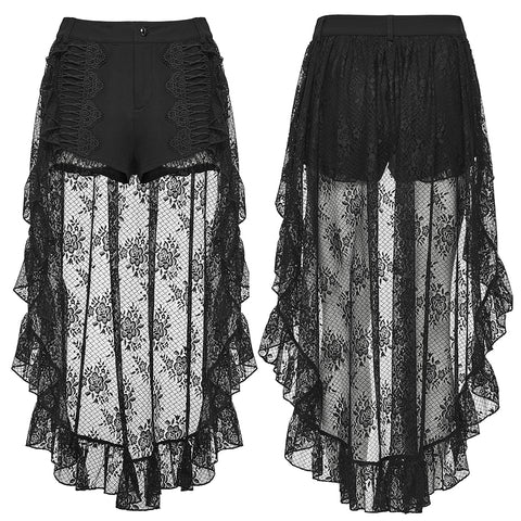 Gothic Retro Lace Shorts