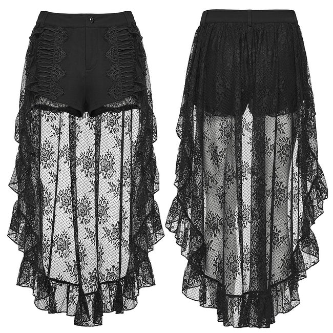 Gothic Retro Lace Shorts