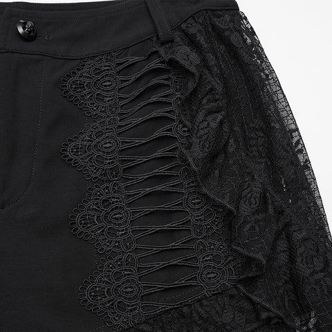 Gothic Retro Lace Shorts