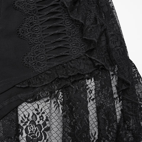 Gothic Retro Lace Shorts