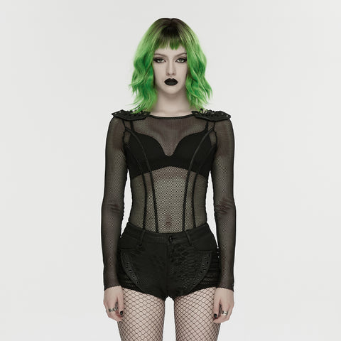 Punk low waist shorts