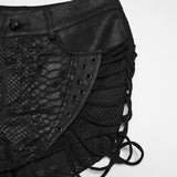 Punk low waist shorts