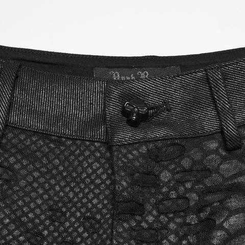 Punk low waist shorts
