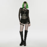 Punk low waist personalized shorts