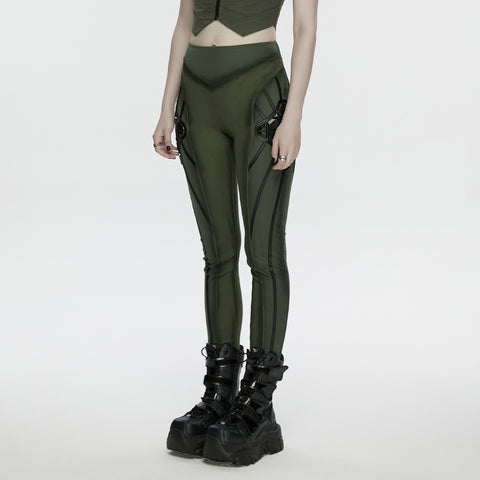 Cyberpunk techwear leggings