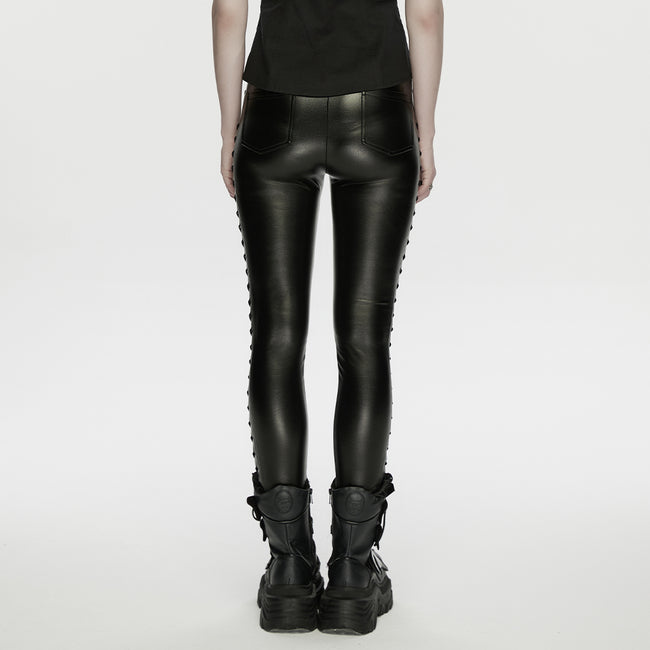 Punk drawstring leggings