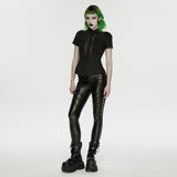 Punk drawstring leggings