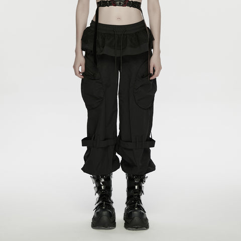 Punk Cuffed Pants For Women