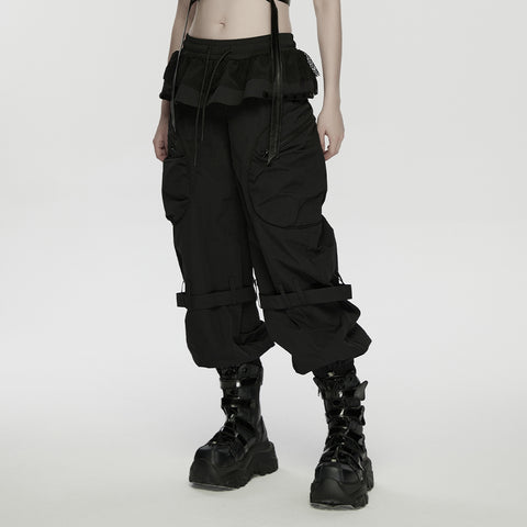 Punk Cuffed Pants For Women