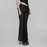 Goth elegant flared pants