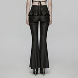 Goth elegant flared pants