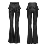 Goth elegant flared pants