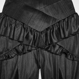Goth elegant flared pants