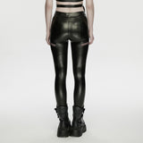 Cyberpunk leather leggings