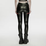 Cyberpunk leather leggings