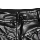 Cyberpunk leather leggings