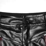 Cyberpunk leather leggings