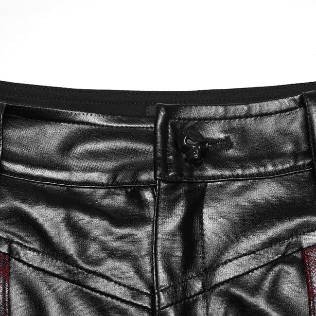 Cyberpunk leather leggings