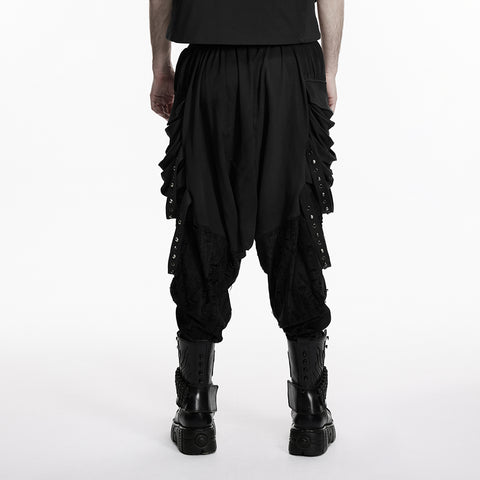 Wasteland distressed drop-crotch pants