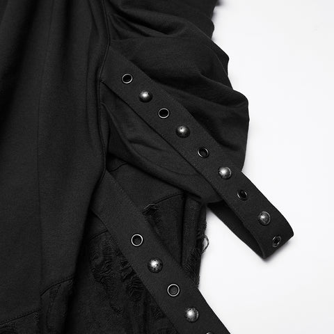 Wasteland distressed drop-crotch pants