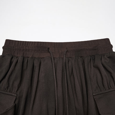 Wasteland distressed drop-crotch pants