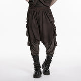 Wasteland distressed drop-crotch pants