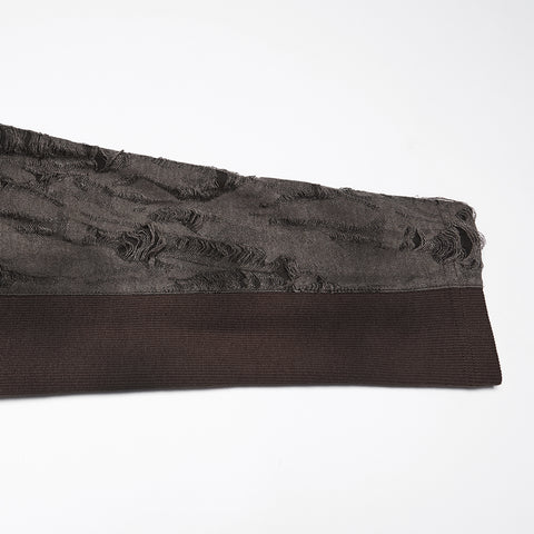 Wasteland distressed drop-crotch pants
