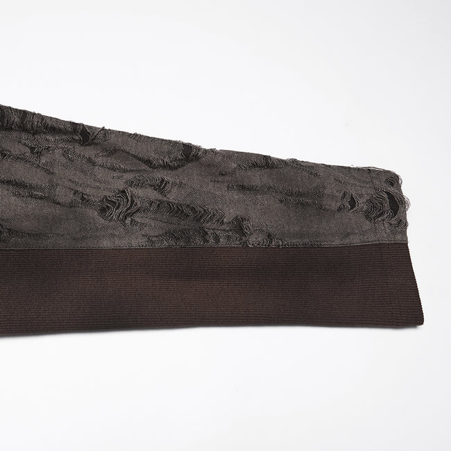 Wasteland distressed drop-crotch pants