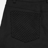 Punk minimalist buckle pants