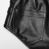 Punk metal hot shorts for women