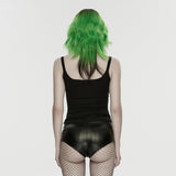 Punk metal hot shorts for women